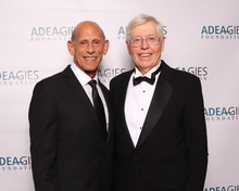 Howard Cowen and David Johnsen at the Gies Ceremony