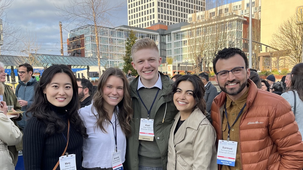 Dental student researchers at the AADOCR