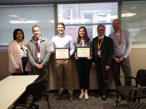 Students, Sherry Timmons, Clark Stanford, and Anatomy and Cell Biology faculty