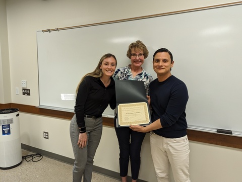 McKenna Schnack with Georgia Johnson and Carols Garaicoa