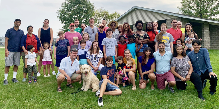 A large group of faculty, residents, staff and their families gathered at a local park for the annual Operative fall picnic.