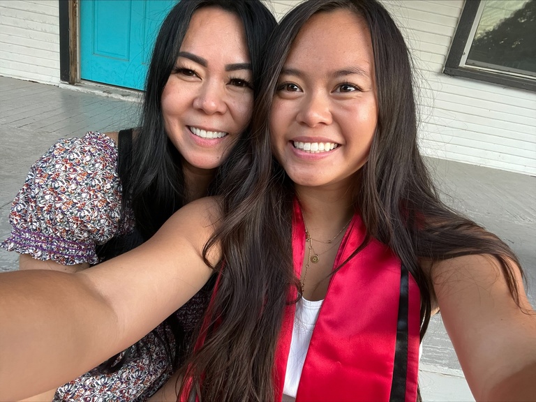 Destiny Ho's support system is Thu Choi, her mom