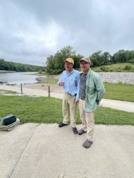 Photo of Dr. Michael Callan and Dr. Chad Morarend