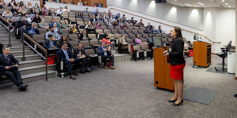 Aline Petrin at the Iowa AADOCR 