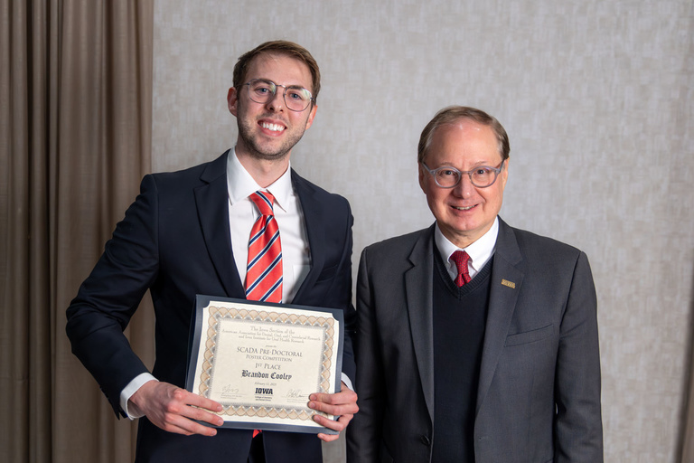 SCADA Pre-Doctoral Poster Competition 1st Place - Brandon Cooley