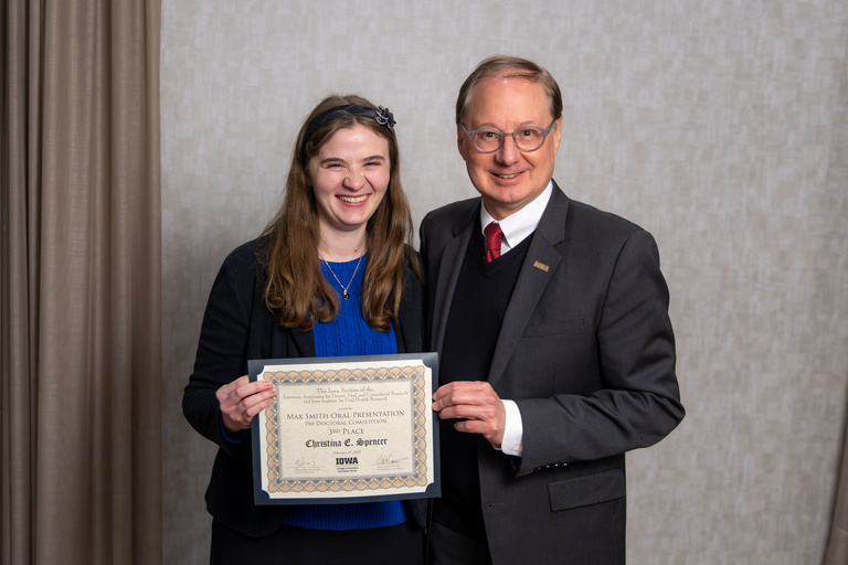 Max Smith Oral Presentation Pre-Doctoral Competition 3rd Place - Christina Spencer