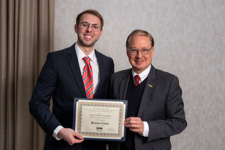 Procter & Gamble Pre-Doctoral Competition 3rd Place - Brandon Cooley