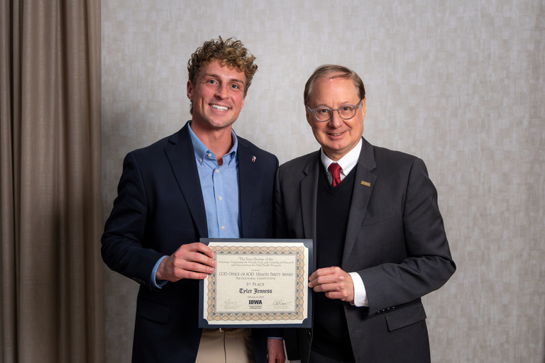 COD Office of AOD Health Parity Award Pre-Doctoral Competition 1st Place - Tyler Jenness