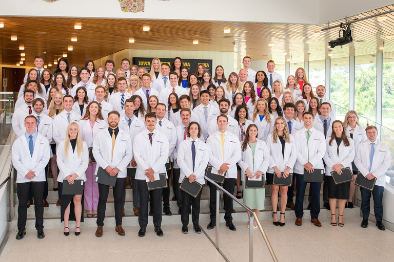 Class of 2028 at White Coat Ceremony Fall 2024