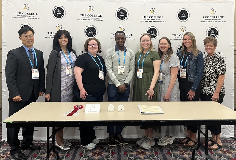 Iowa orthodontics at the AAO annual meeting in April.
