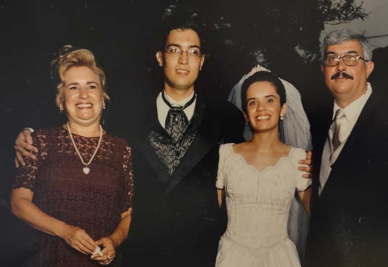 A family photo from Leo Marchini's wedding