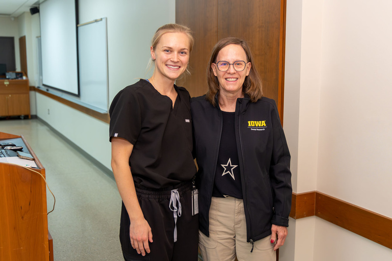 Teresa Marshall with Katy Volz