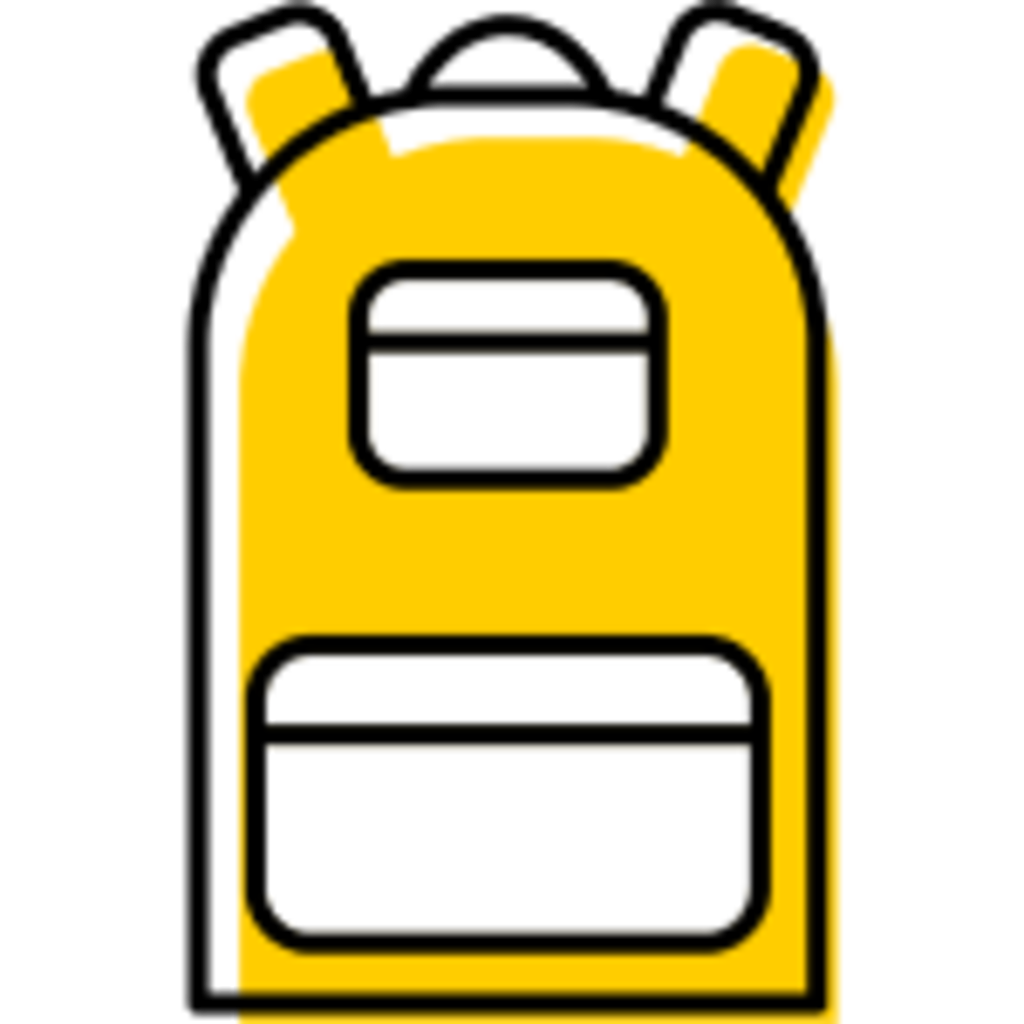 graphic of backpack