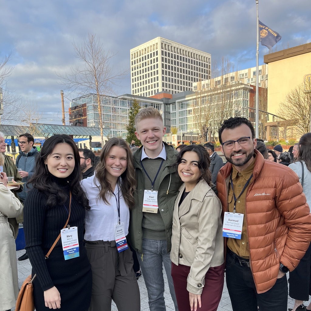 Dental student researchers at the AADOCR