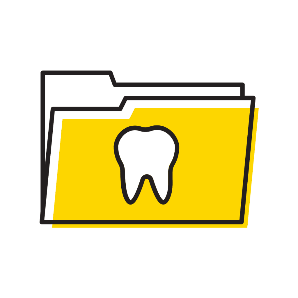 dental patient file folder