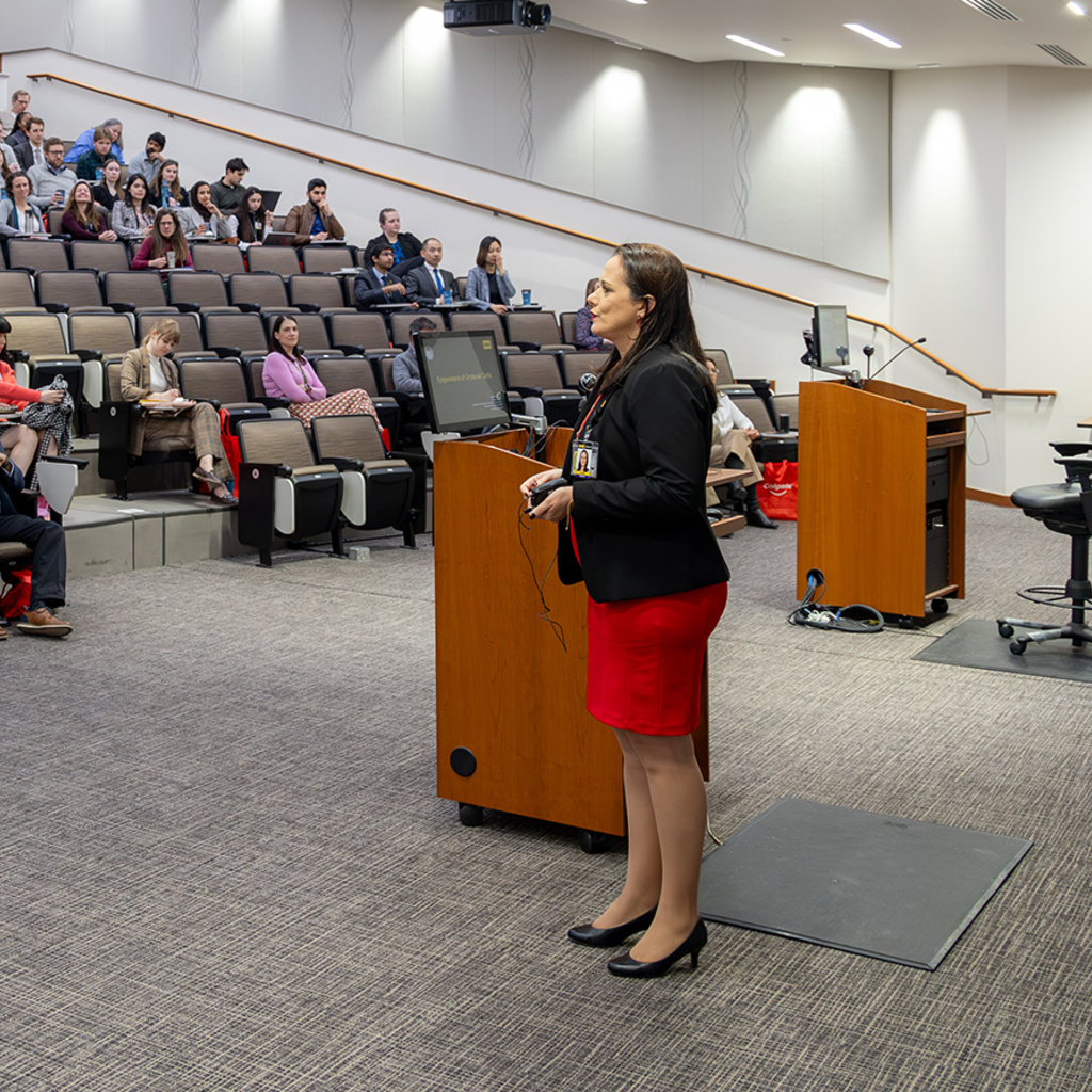 Aline Petrin at the Iowa AADOCR 