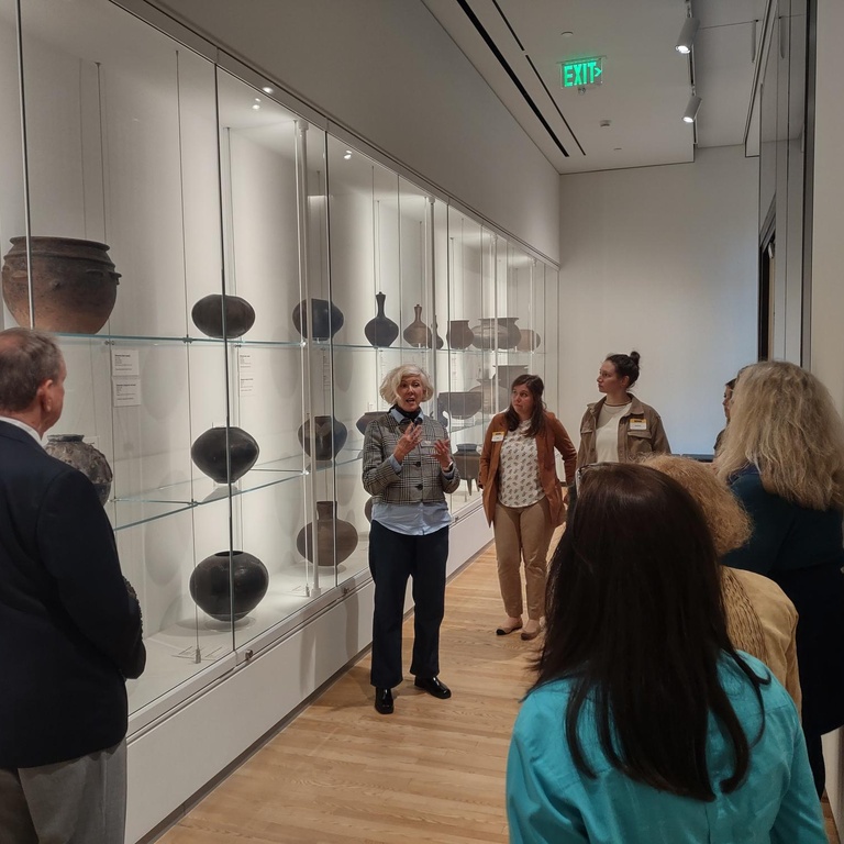 PCD CE Day attendees are taken on a guided museum tour