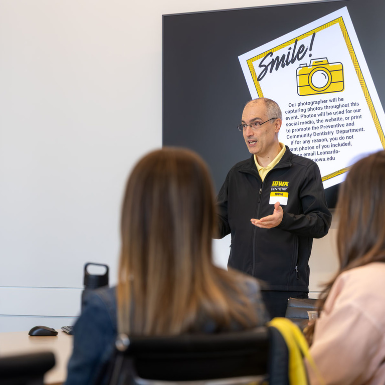 Marchini speaking during PCD CE Day 2025