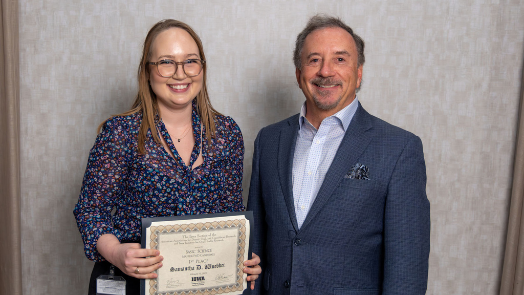 Basic Science Master/PhD Candidate 1st Place - Samantha Wuebker
